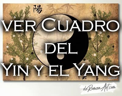 Cuadro del Yin Yang en Lienzo