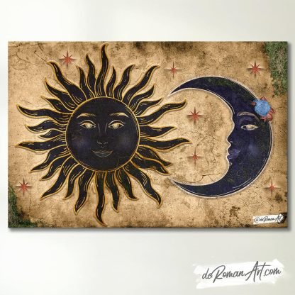 Cuadro del Sol y la Luna