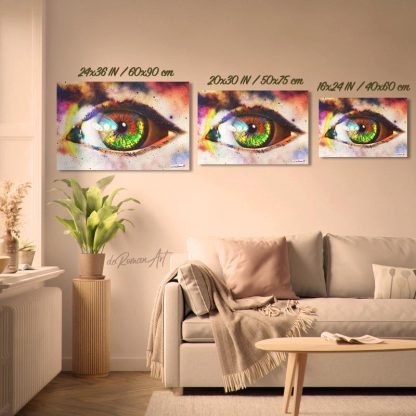 Cuadros de ojos grandes decorativos modernos