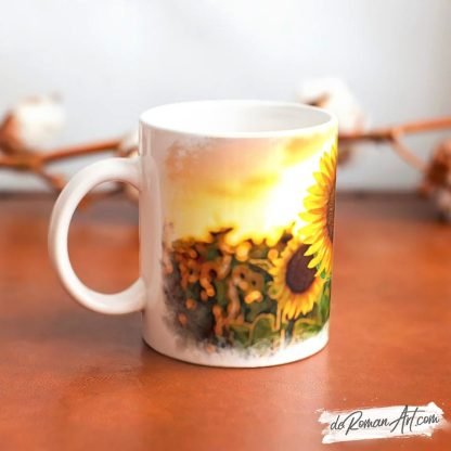 Taza de Girasoles (idea para regalar)